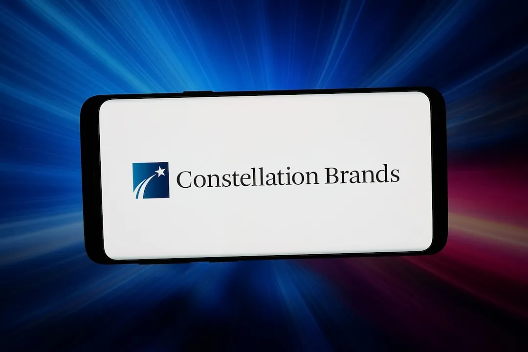 Constellation Brands Logo on Smartphone
